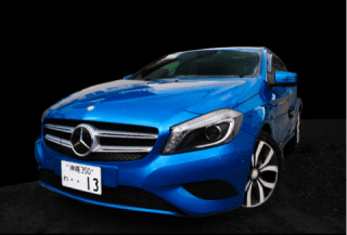 ＜外車の代表格＞“青いメルセデスＡ”　Mercedes-Benz Ａ180レーダーセーフティー仕様