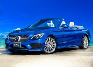 ＜外車の代表格＞Mercedes-Benz C180 カブリオレ Brilliant Blue